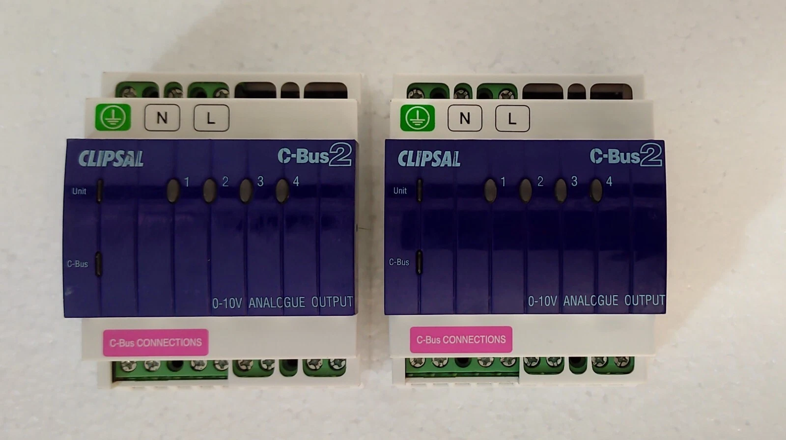 CLIPSAL C-BUS L5504AMP 4 CHANNEL ANALOGUE OUTPUT UNIT